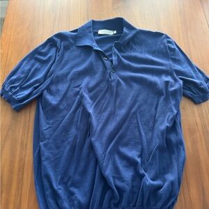 Canali Navy Polo Shirt